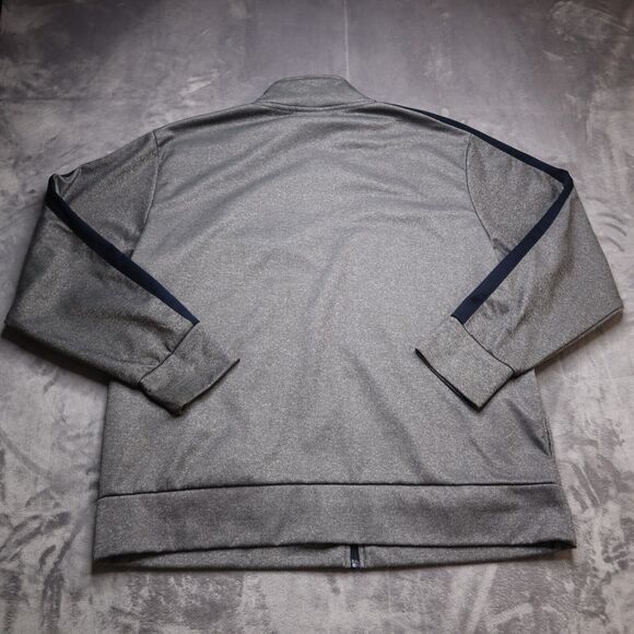 Barca FCB Soccer Club Track Jacket Men XL Gray Full Zip Up Casual Athletic - Picture 9 of 12